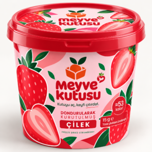 Meyve Kutusu dondurularak kurutulmuş çilek 15 g ürün görseli